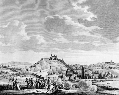 Guerra da Revolução Francesa e movimentos anti-revolucionários: A Guerra de Vendee. Cerco na Batalha de Granville em 14 de Novembro de School French