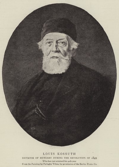 Louis Kossuth (litho) de School Hungarian