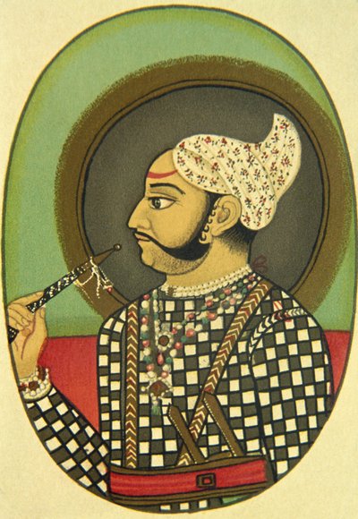 Retrato do Maharaja Bundi Budh Singh, Índia de School Indian