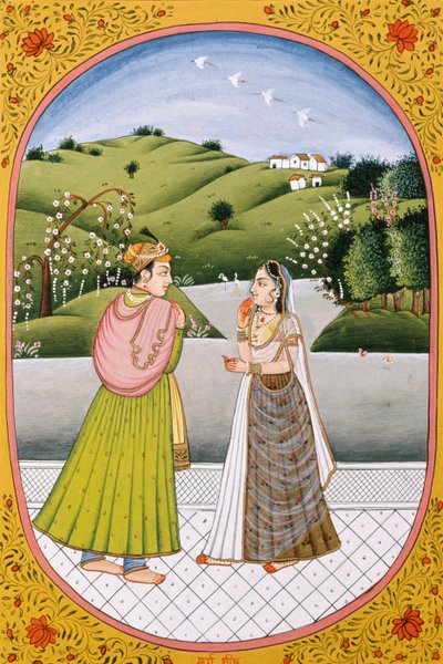 Calendário anual Imagem e pintura para um mês hindu Pântanos, Índia de School Indian
