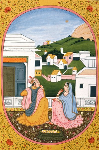 Calendário anual Imagem e pintura para um mês hindu Paush, Índia de School Indian