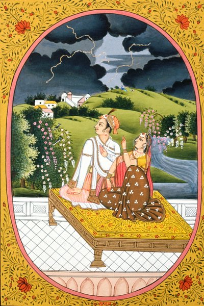 Calendário anual Imagem e pintura para um mês hindu Shravan, Índia de School Indian