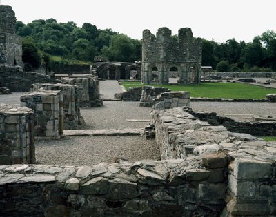 Abadia de Mellifont, localizada perto de Drogheda de School Irish