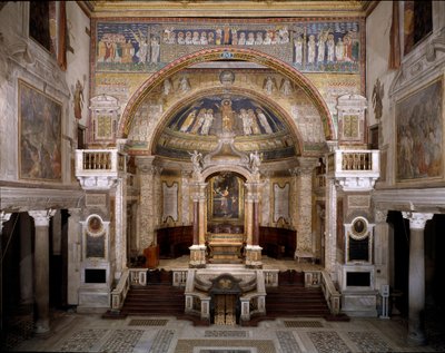 Vista interna da Basílica de School Italian