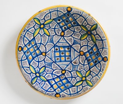 Maiolica plate de School Italian