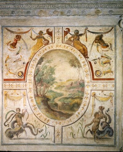 Parede no banheiro de Cosimo I de