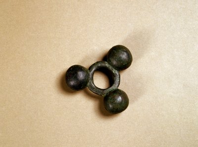 Bronze ornamento para tábua de cavalo, período Kofun (250-538) de Japanese School