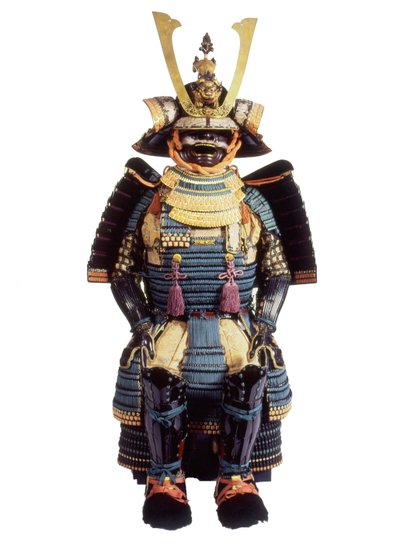 Cerimonial suit of armour for a samurai, período Edo (mixed media) de Japanese School