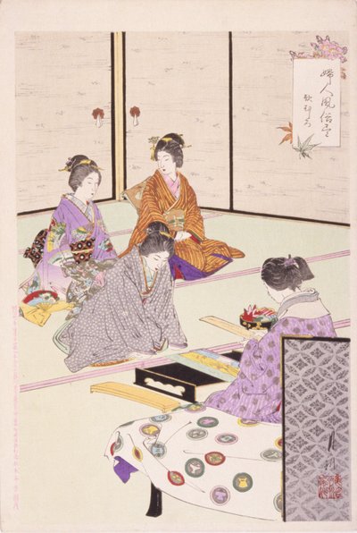 Quatro Mulheres Sentadas no Quarto de School Japanese