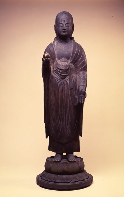 Jizo Bosatsu, final do período Heian - Fujiwara de Japanese School