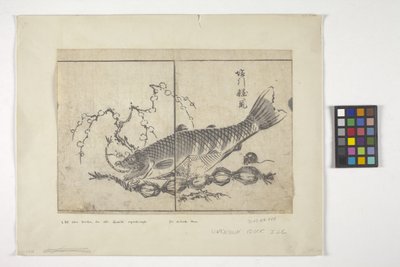 Sem título (xilogravura a cores) de School Japanese