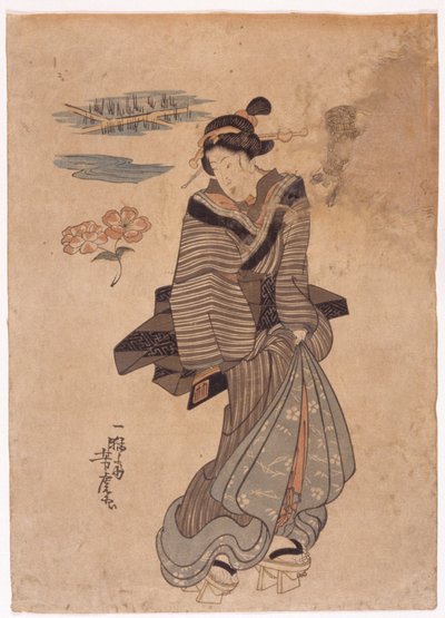 Sem título (xilogravura a cores) de School Japanese