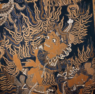 batik javanês com um monstro de School Javanese