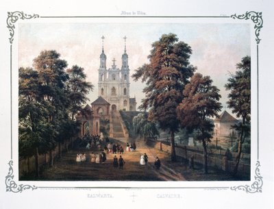 Nos arredores de Vilnius: Igreja Kalvarija, de 