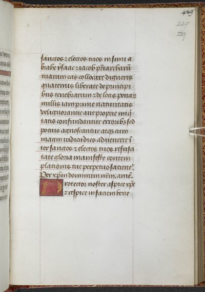 Reis 9, f.229r, Livro de Horas, Uso de Sarum ("Livro de Horas de Ana Bolena") (velino) de School Netherlandish