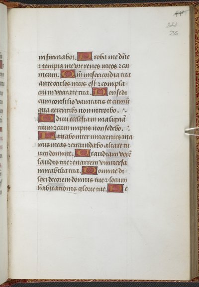 Reis 9, f.235r, Livro de Horas, Uso de Sarum ("Livro de Horas de Ana Bolena") (velino) de School Netherlandish