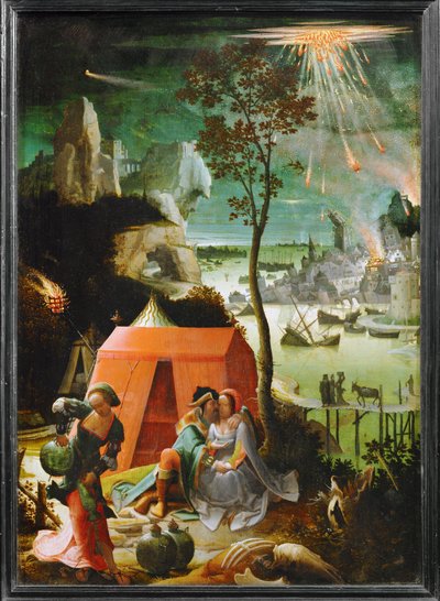 Ló e as suas filhas ... de School Netherlandish
