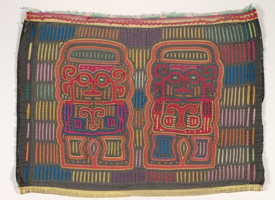 Painel de camisas (mola), Povo Kuna, Ilhas San Blas, c.1950s (algodão aplicado) de School Panamanian