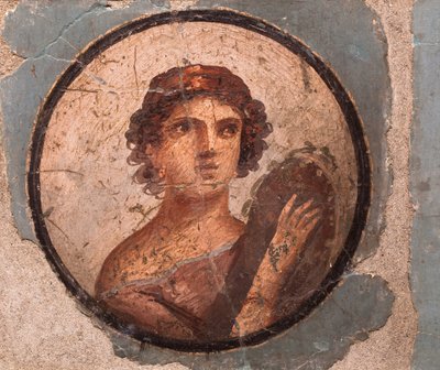 Retratos de medalhões, Pompeia de School Roman