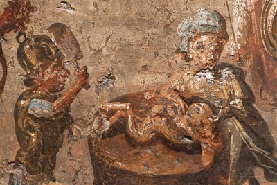O Julgamento de Salomão, Pompeia de School Roman