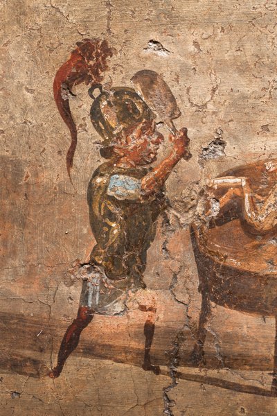 O Julgamento de Salomão, Pompeia de School Roman