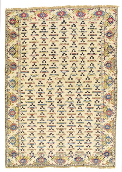 Tapete Tuduc Cintamani, início do século 20 (têxtil) de School Romanian