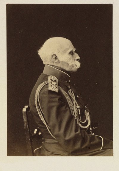 Conde Friedrich Benjamin von Lutke, navegador alemão, geógrafo e explorador do Báltico, sujeito do Império Russo - Retrato do Conde Fyodor Petrovich Litke (1797-1882), Anónimo . Litografia de School Russian