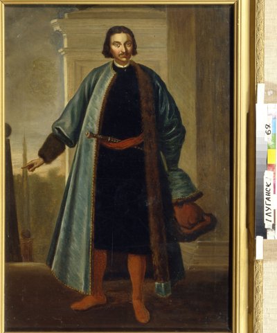 Retrato do príncipe Anikita Ivanovich Repnin (1668-1726). (Retrato do Príncipe A. I. Repnin). Soldado e político russo, que se destacou durante a Grande Guerra do Norte (1700-1721), serviu então como governador da Livônia e próximo e fervoroso de School Russian