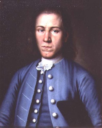 Retrato de um Jovem de Azul de School Russian