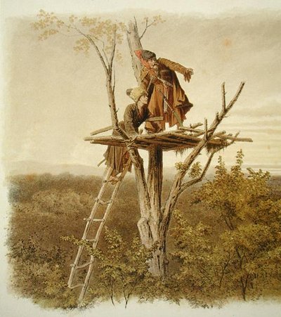 O vigia (cor litho) de School Russian