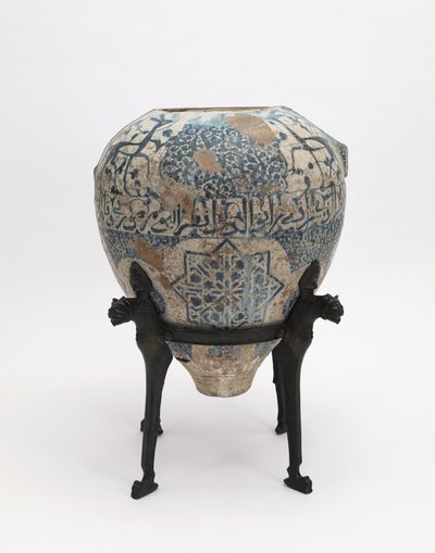 O vaso de Alhambra, dinastia Nasrid, final do século 14 ao início do século 15 (cerâmica) de School Spanish