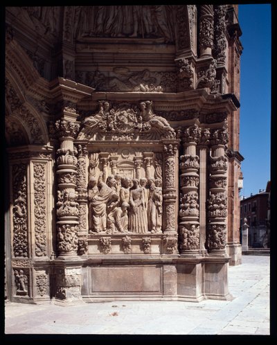 Vista da fachada da catedral de Santa Maria, Astorga, Espanha (Vista da fachada da catedral de Santa Maria, Astorga, Espanha) de School Spanish