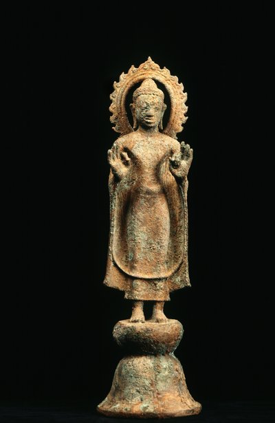 Buda, Período Davaravati (bronze) de School Thai