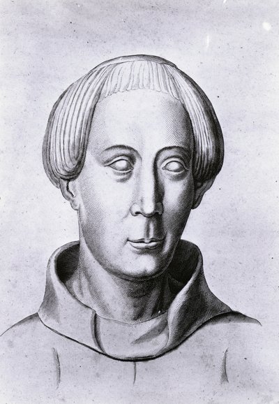 Gerald do País de Gales, clérigo e historiador galês-normandês (litho) de School Welsh