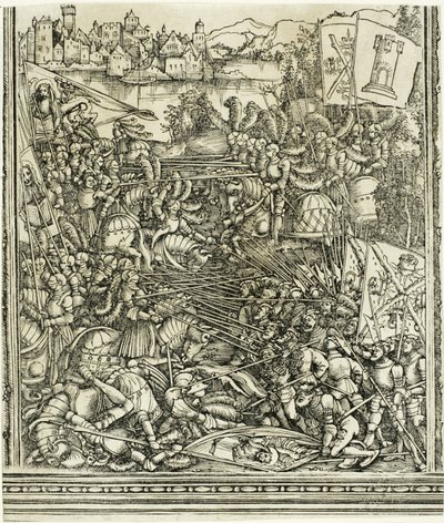 A Guerra com Veneza, do Arco do Triunfo de Maximiliano I de School of Albrecht Dürer