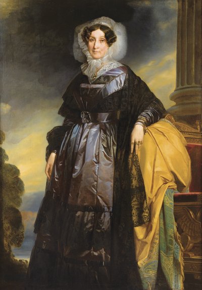 Retrato de Adelaide de Orleans 1777-1847 de School of Franz Xaver Winterhalter