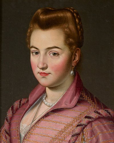 Uma Senhora da Casa de Parma, possivelmente Costanza Colonna (óleo sobre tela) de Scipione (1550 98) (attr. to) Pulzone