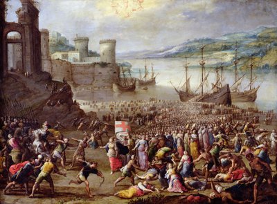 O martírio de Santa Úrsula de Scipione Compagno