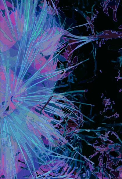 Artichoke_abst_vert1 (digital) de Scott J. Davis