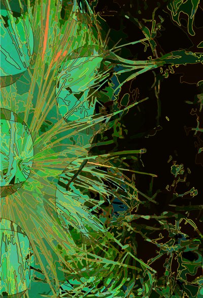 Artichoke_abst_vert2 (digital) de Scott J. Davis