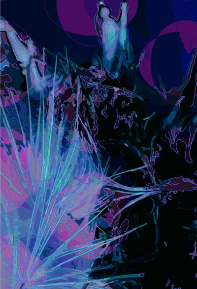 Artichoke_abst_vert5 (digital) de Scott J. Davis