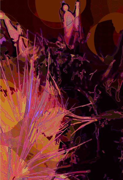 Artichoke_abst_vert6 (digital) de Scott J. Davis