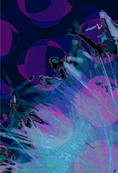 Artichoke_abst_vert7 (digital) de Scott J. Davis