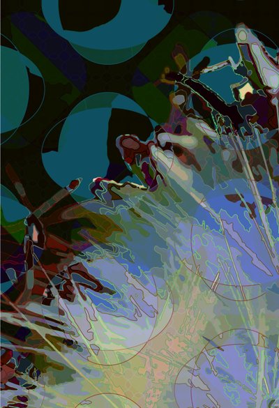 Artichoke_abst_vert8 (digital) de Scott J. Davis