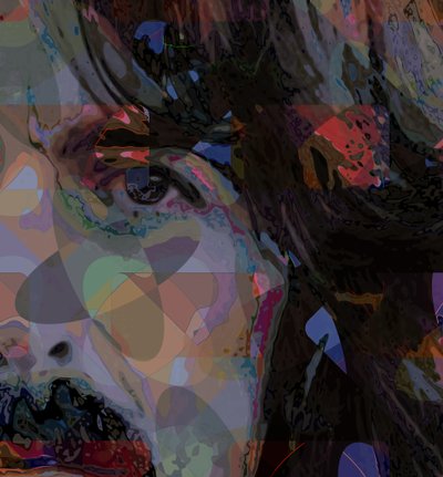 Olho de George Harrison, 2013 (digital) de Scott J. Davis
