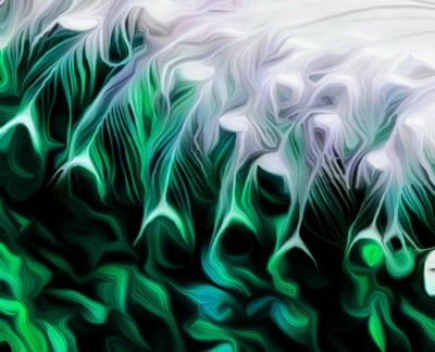 Abstrato Verde de Scott J. Davis