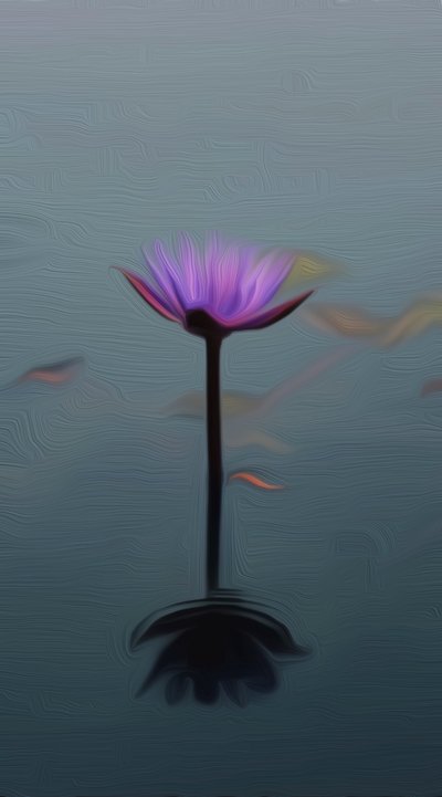 Lírio púrpura de Scott J. Davis
