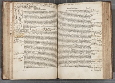 Pol 74 versículo 75 retas Coisas Scoticarum História por George Buchanan de Scottish School