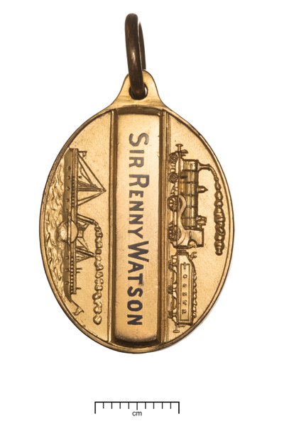 Escócia, Glasgow e South Western Railway, passe de diretores, c.1850 (ouro e esmalte) de Scottish School
