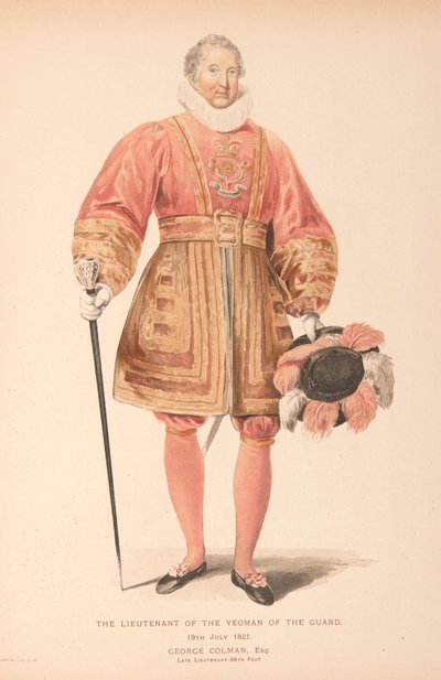 O Tenente do Yeoman da Guarda de Scottish School